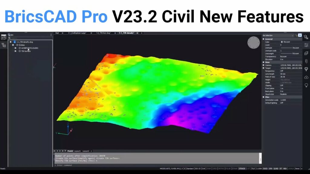 BricsCAD Pro V23.2 Civil New Features (BQ)