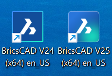 BricsCAD V24V25-1