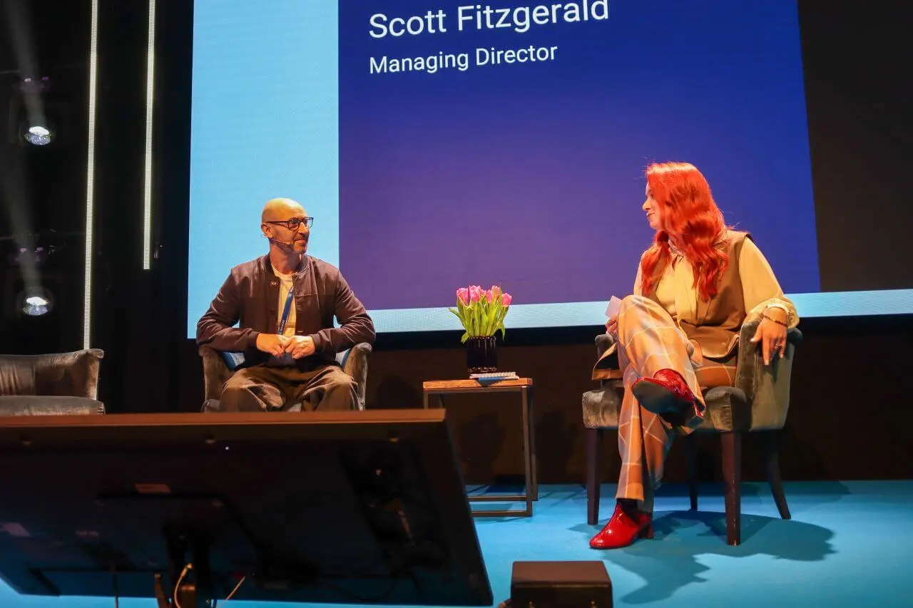 Scott Fitzgerald at Octave Partner Conference being interviewed